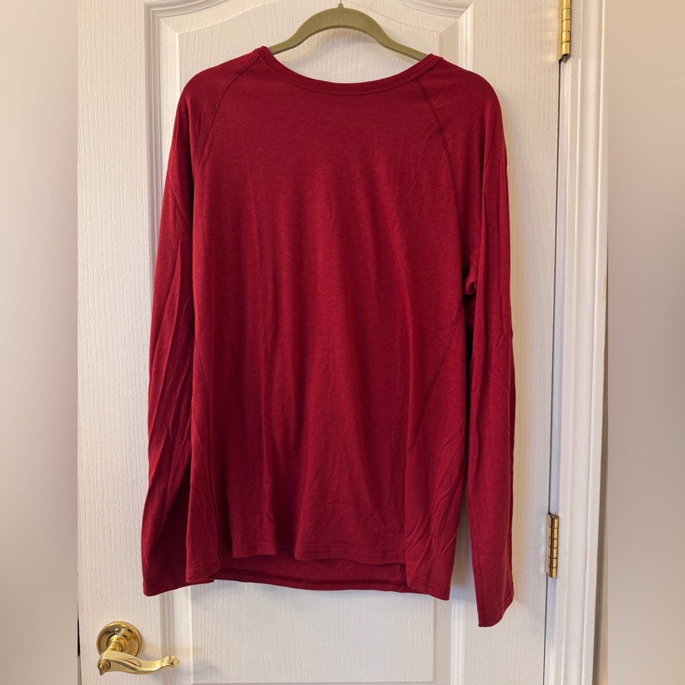 Men’s Royal Robbins Standard Long Sleeve Shirt – Size Large – Merino Wool Blend